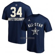 Maillot Manche Courte All Star 2024 Giannis Antetokounmpo Bleu