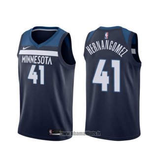 Maillot Minnesota Timberwolves Juancho Hernangomez NO 41 Icon 2019-20 Bleu