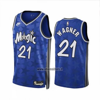 Maillot Orlando Magic Moritz Wagner NO 21 Classic 2023-24 Bleu