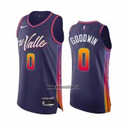 Maillot Phoenix Suns Jordan Goodwin NO 0 Ville Authentique 2023-24 Volet