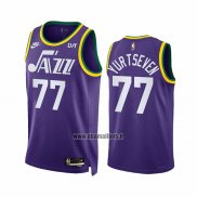 Maillot Utah Jazz Omer Yurtseven NO 77 Classic 2023-24 Volet