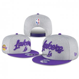 Casquette Los Angeles Lakers 2020 NBA Draft Otc Volet Gris