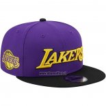 Casquette Los Angeles Lakers Statement Edition 9FIFTY Snapback Volet Noir