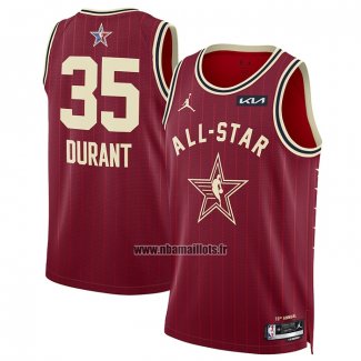 Maillot All Star 2024 Phoenix Suns Kevin Durant NO 35 Rouge