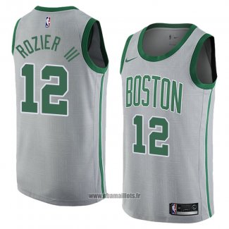 Maillot Boston Celtics Terry Rozier Iii No 12 Ville 2018 Gris