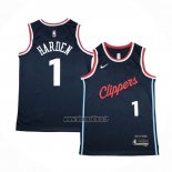 Maillot Los Angeles Clippers James Harden NO 1 Icon 2024-25 Bleu