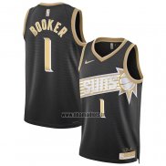 Maillot Phoenix Suns Devin Booker NO 1 Select Series Or Noir