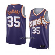 Maillot Phoenix Suns Kevin Durant NO 35 Icon 2023-24 Volet