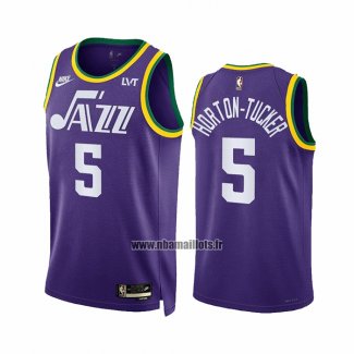 Maillot Utah Jazz Talen Horton NO 5 Classic 2023-24 Volet