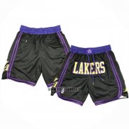 Short Los Angeles Lakers Ville Just Don 2023-24 Noir