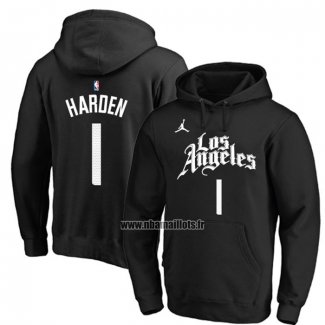 Veste a Capuche Los Angeles Clippers James Harden Ville 2019-20 Noir