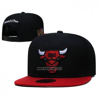 Casquette Chicago Bulls NBA Finals Noir Rouge