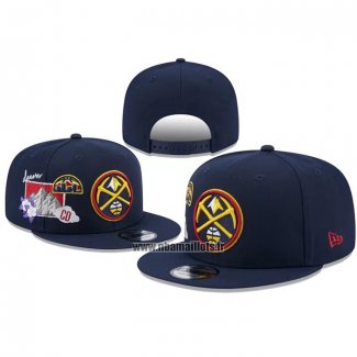 Casquette Denver Nuggets 3d Embroidered Team Logo Bleu