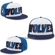 Casquette Minnesota Timberwolves 9FIFTY Snapback Blanc Bleu