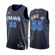 Maillot Dallas Mavericks Derrick Jones JR. NO 55 Ville 2023-24 Bleu