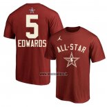 Maillot Manche Courte All Star 2024 Anthony Edwards Rouge