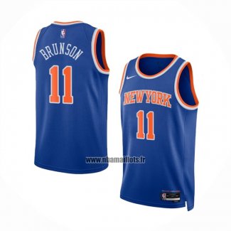 Maillot New York Knicks Jalen Brunson NO 11 Icon 2022-23 Bleu