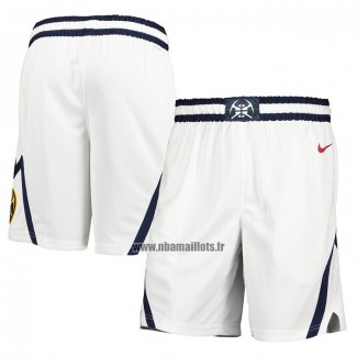 Short Denver Nuggets Association Blanc