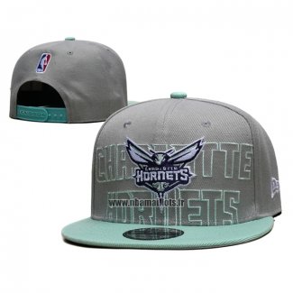 Casquette Charlotte Hornets 2023 NBA Draft Snapback Gris