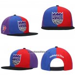 Casquette Sacramento Kings Mitchell & Ness Rouge Bleu Volet