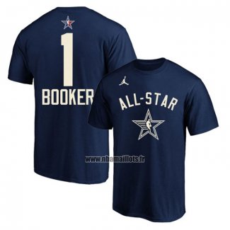 Maillot Manche Courte All Star 2024 Devin Booker Bleu