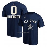 Maillot Manche Courte All Star 2024 Tyrese Haliburton Bleu