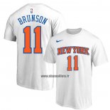 Maillot Manche Courte New York Knicks Jalen Brunson Blanc