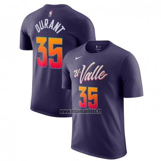 Maillot Manche Courte Phoenix Suns Kevin Durant Ville 2023-24 Volet