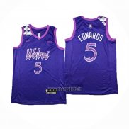 Maillot Minnesota Timberwolves Anthony Edwards NO 5 Classic 2024 Volet