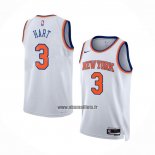 Maillot New York Knicks Josh Hart NO 3 Association Blanc