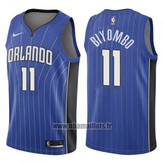 Maillot Orlando Magic Bismack Biyombo No 11 Icon 2017-18 Bleu