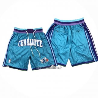 Short Charlotte Hornets Classics 1996-97 Bleu