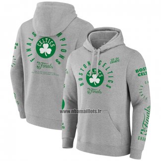 Veste a Capuche Boston Celtics 2024 NBA Finals Champions Gris