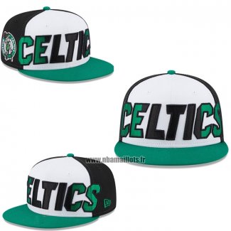 Casquette Boston Celtics 9FIFTY Blanc Noir Vert