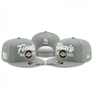 Casquette Los Angeles Lakers 2020 NBA Finals Gris