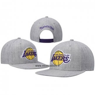 Casquette Los Angeles Lakers Mitchell & Ness Gris