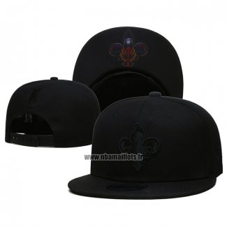 Casquette New Orleans Pelicans Black On Black 9FIFTY Snapback Noir