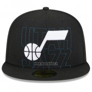 Casquette Utah Jazz 2023 NBA Draft 59fifty Snapback Noir