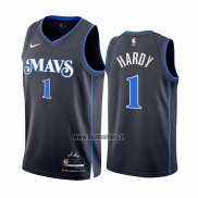 Maillot Dallas Mavericks Jaden Hardy NO 1 Ville 2023-24 Bleu