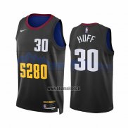 Maillot Denver Nuggets Jay Huff NO 30 Ville 2023-24 Noir