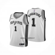 Maillot Enfant San Antonio Spurs Victor Wembanyama NO 1 Association 2022-23 Blanc