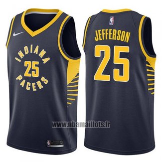 Maillot Indiana Pacers Al Jefferson No 25 Icon 2017-18 Bleu