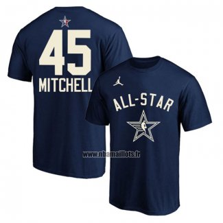 Maillot Manche Courte All Star 2024 Donovan Mitchell Bleu