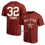 Maillot Manche Courte All Star 2024 Karl-Anthony Towns Rouge