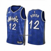 Maillot Orlando Magic Trevelin Queen NO 12 Classic 2023-24 Bleu