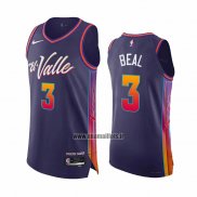 Maillot Phoenix Suns Bradley Beal NO 3 Ville Authentique 2023-24 Volet