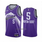 Maillot Utah Jazz Talen Horton-tucker NO 5 Ville 2023-24 Volet