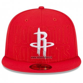 Casquette Houston Rockets 2023 NBA Draft 9FIFTY Snapback Rouge