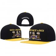 Casquette Los Angeles Lakers Back-to-back-to-back NBA Champions Noir