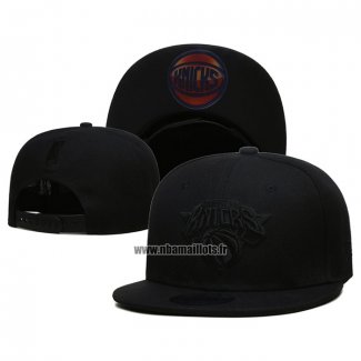 Casquette New York Knicks Black On Black 9FIFTY Snapback Noir